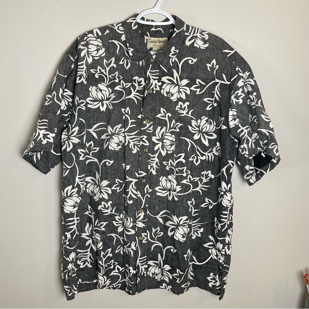 Cooke St. Honolulu Hawaiian Men’s Short Sleeve Button Up 100% cotton Size XXL